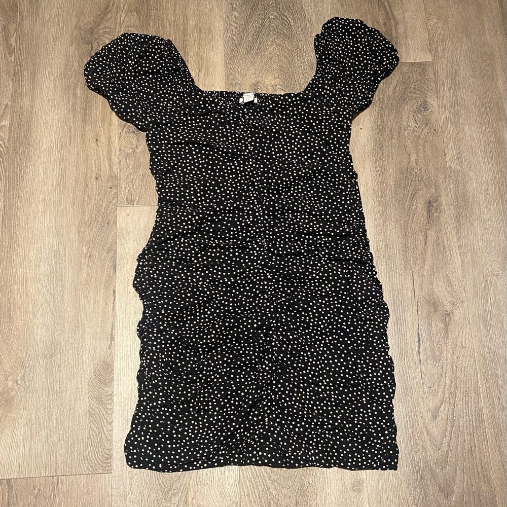 American Eagle Fitted Ruched Top Dress